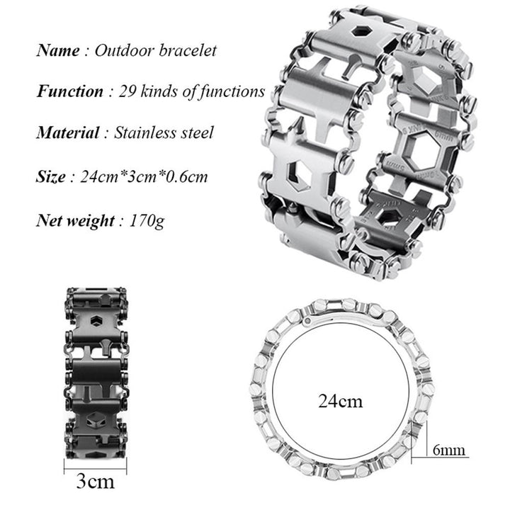 DreamBell Men’s Outdoor Survival Bracelet - Luvoro Genéve 