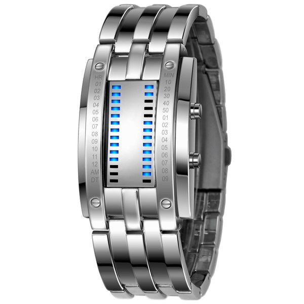 Men’s Stainless Steel Sport Watch - Luvoro Genéve 
