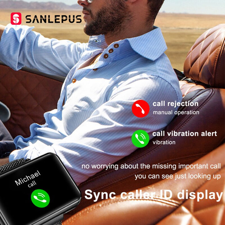 SANLEPUS Smart Watch with Wireless Earbuds - Luvoro Genéve 
