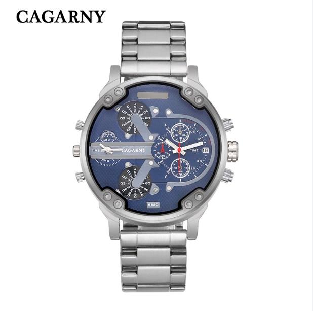 Cagarny Éclat Dual Time Men’s Quartz Watch - Luvoro Genéve 