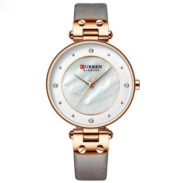 Curren Women’s Luxury Quartz Waterproof Watch - Luvoro Genéve 