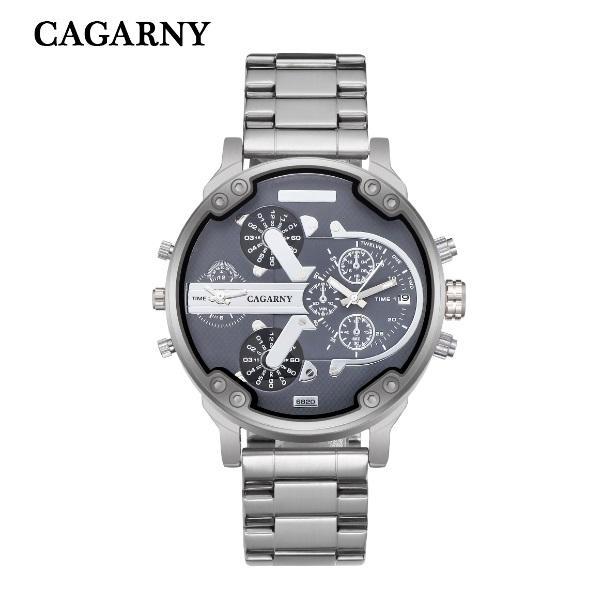 Cagarny Éclat Dual Time Men’s Quartz Watch - Luvoro Genéve 