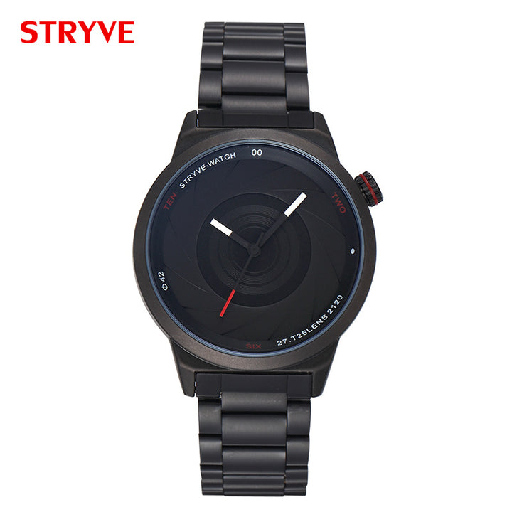 STRYVE Men’s Stainless Steel Quartz Watch - Luvoro Genéve 