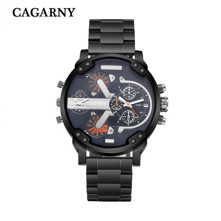 Cagarny Éclat Dual Time Men’s Quartz Watch - Luvoro Genéve 