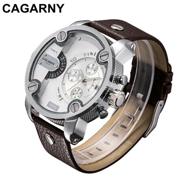 Cagarny Éclat Dual Time Zone Men’s Luxury Sport Watch - Luvoro Genéve 