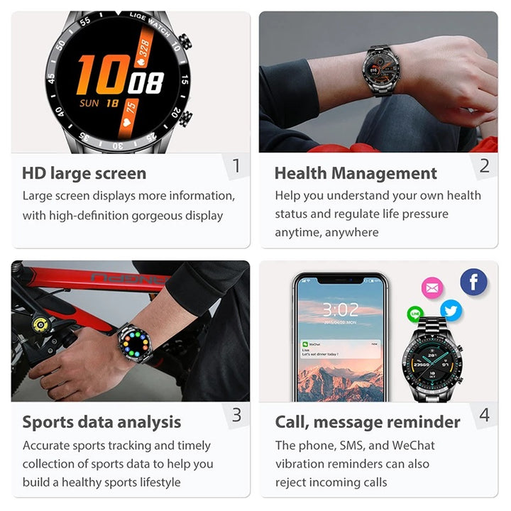 Multifunctional Smart Watch - Luvoro Genéve 