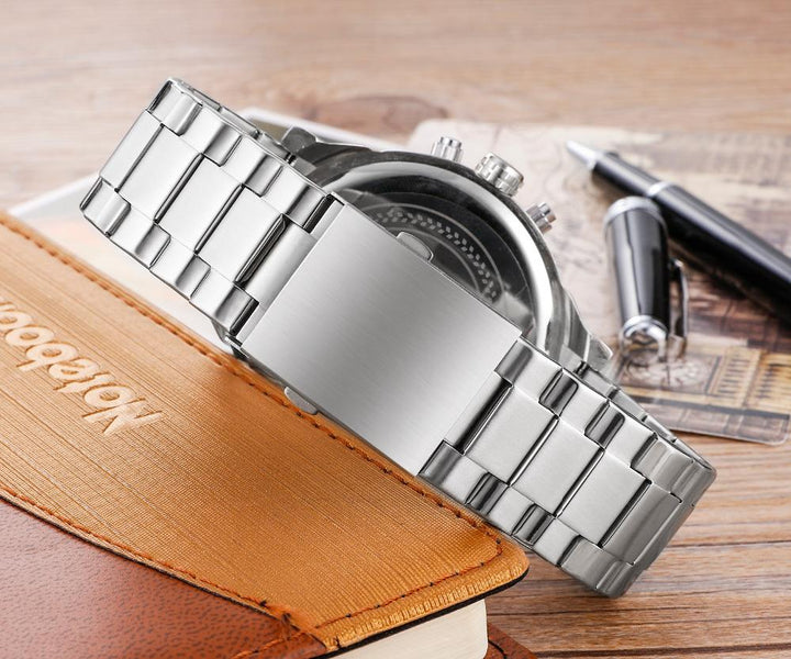 Cagarny Éclat Dual Time Men’s Quartz Watch - Luvoro Genéve 