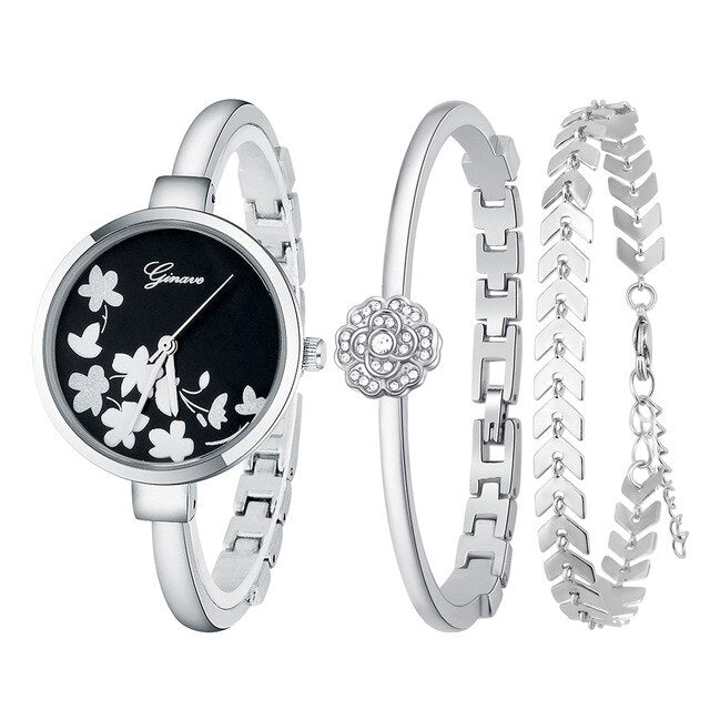 Women’s Fashion Quartz Watch Set - Luvoro Genéve 