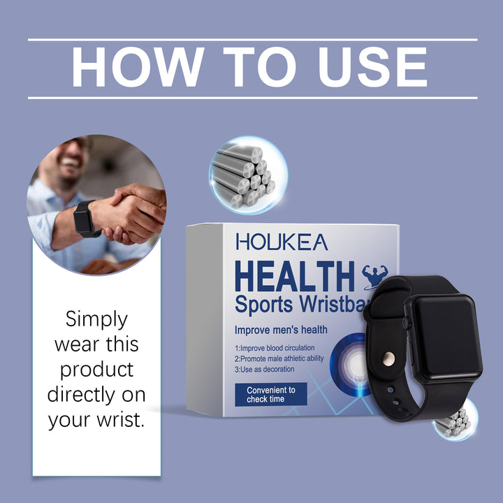 Men’s Health & Fitness Smart Wristband - Luvoro Genéve 