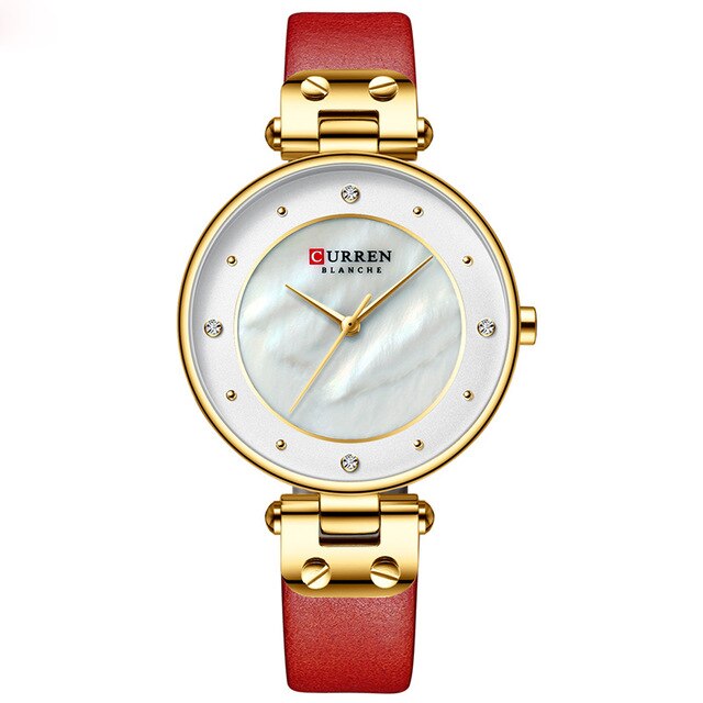 Curren Women’s Luxury Quartz Waterproof Watch - Luvoro Genéve 