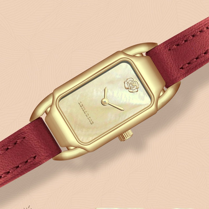 Authentic Women’s Square Quartz Watch - Luvoro Genéve 