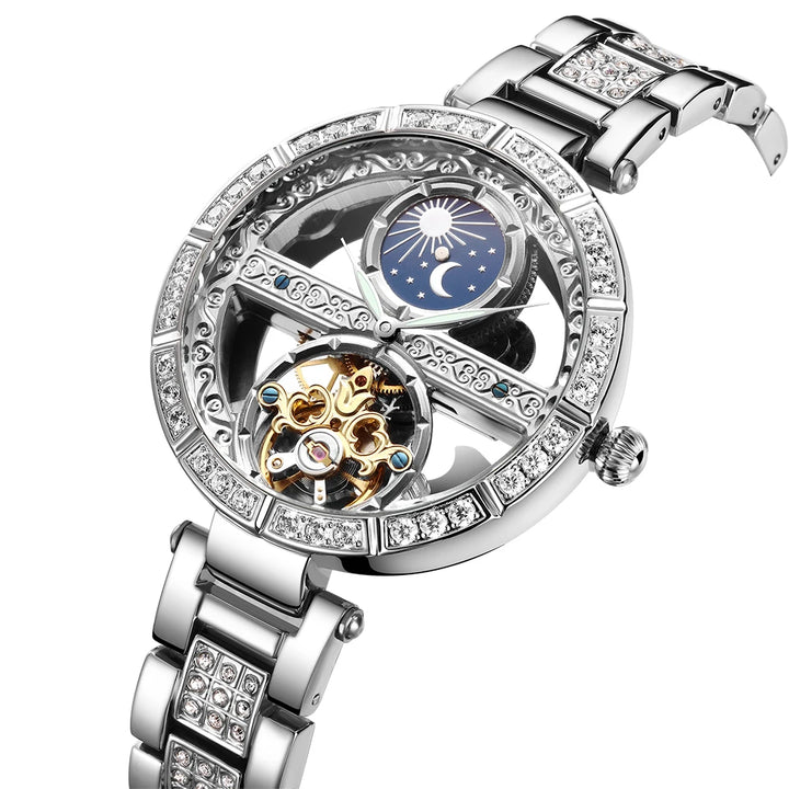 Luxury Women’s Mechanical Watch - Luvoro Genéve 